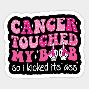 Breast Cancer Survivor Cancer Funny Cancer Chemo Gift For Girl Women Sticker
